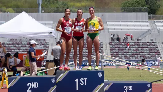 2023 OTF: Simone Plourde 1500m Pac-12 Champion Podium