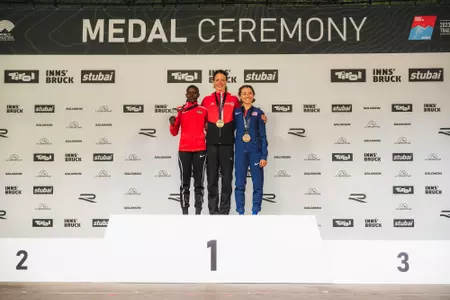 Grayson Murphy on Podium at 2023 WMTRC