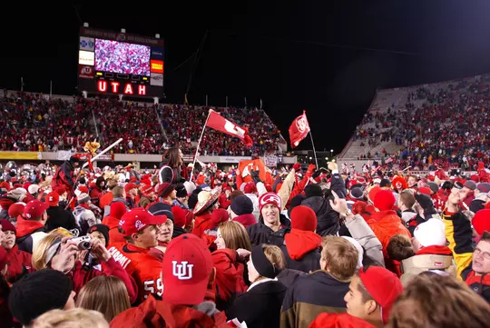Once the clock hit zeros and the win was sealed, fans rushed onto the field to celebrate a BCS-busting season for the Utes.