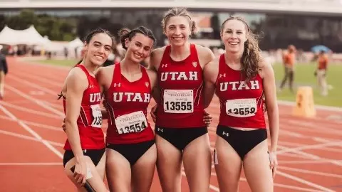 2024 OTF: Ally Gomm, Harley Daniel, Josefine Eriksen, Bailey Kealamakia Texas Relays