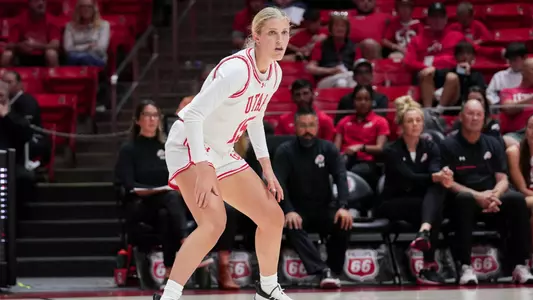 Utah Utes Womens Basketball vs. CSU Pueblo at Jon M. Huntsman Center in Salt Lake City, UT on Friday, October 18, 2023.
Sophia Kuder/Utah Athletics