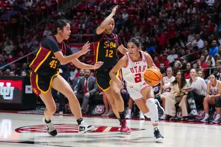 Utah Utes vs. USC Trojans at Huntsman Center in Salt Lake City, UT on Friday, January 19, 2024.
Eli Rehmer/Utah Athletics