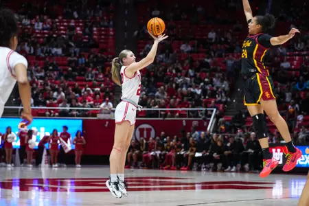 Utah Utes vs. USC Trojans at Huntsman Center in Salt Lake City, UT on Friday, January 19, 2024.
Eli Rehmer/Utah Athletics