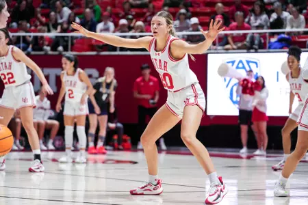 Utah Utes vs. Weber State Wildcats at Huntsman Center in Salt Lake City, UT on Thursday, December 21, 2023.
Sophia Kuder/Utah Athletics
