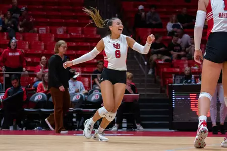 Utah Utes vs. Cal Bears VB at Huntsman Center in Salt Lake City, UT on Sunday, September 24, 2023.
JACKSON BILAWA/Utah Athletics