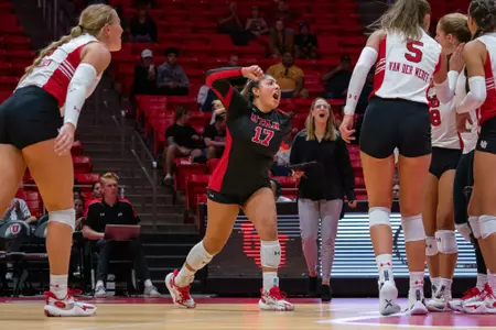 Utah Utes vs. Cal Bears VB at Huntsman Center in Salt Lake City, UT on Sunday, September 24, 2023.
JACKSON BILAWA/Utah Athletics