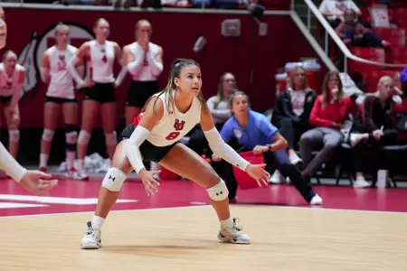 Utah Utes Volleyball vs. USC at Jon M. Huntsman Center in Salt Lake City, UT on Sunday, October 29, 2023.
Sophia Kuder/Utah Athletics