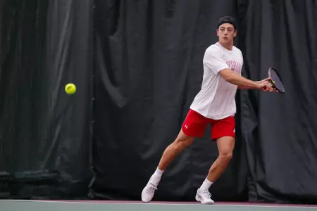 Utah Utes Men’s Tennis vs. University of Nevada at the George S. Eccles Tennis Center in Salt Lake City, UT on Saturday, February 17, 2024.
Eli Rehmer/Utah Athletics