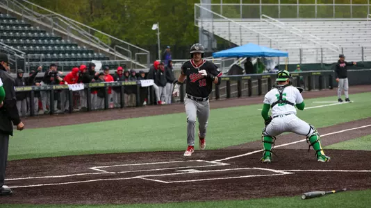 EUGENE, Ore. - The Utah Baseball team during Game 1 of a doubleheader at Oregon's PK Park on May 4, 2024.