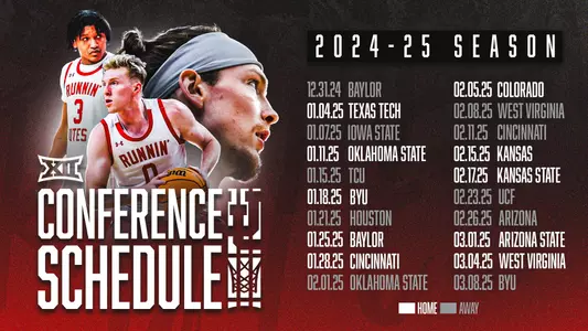 2024-25 MBB: Big 12 Schedule GFX