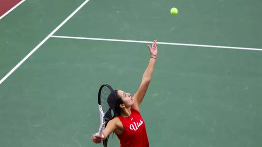 Utah Utes vs. Montana State at George S. Eccles Tennis Center in Salt Lake City, UT on Saturday, January 18, 2025.