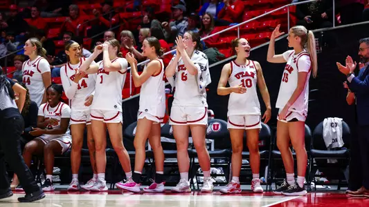 WBB vs. Western Colorado bench shot