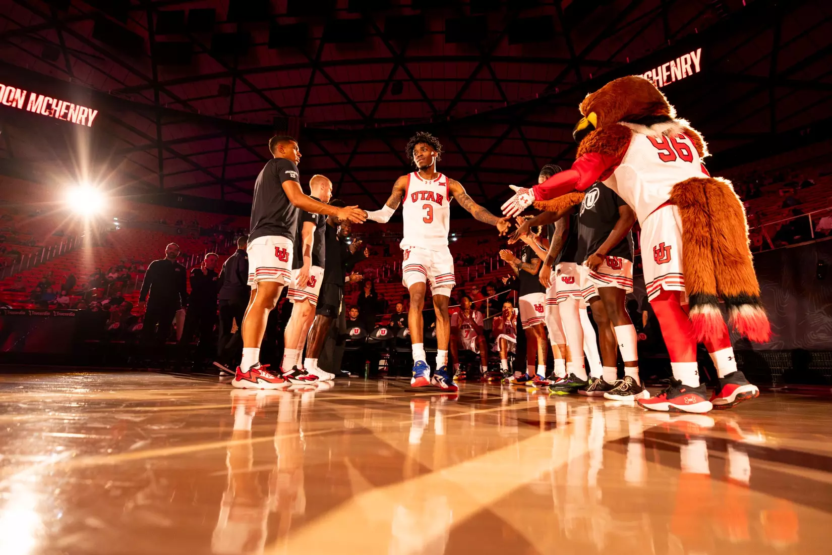 Utah men's basketball vs. Sam Houston Bearkats at the Jon M. Huntsman Center in Salt Lake City, Utah on Saturday, November 15th, 2025.