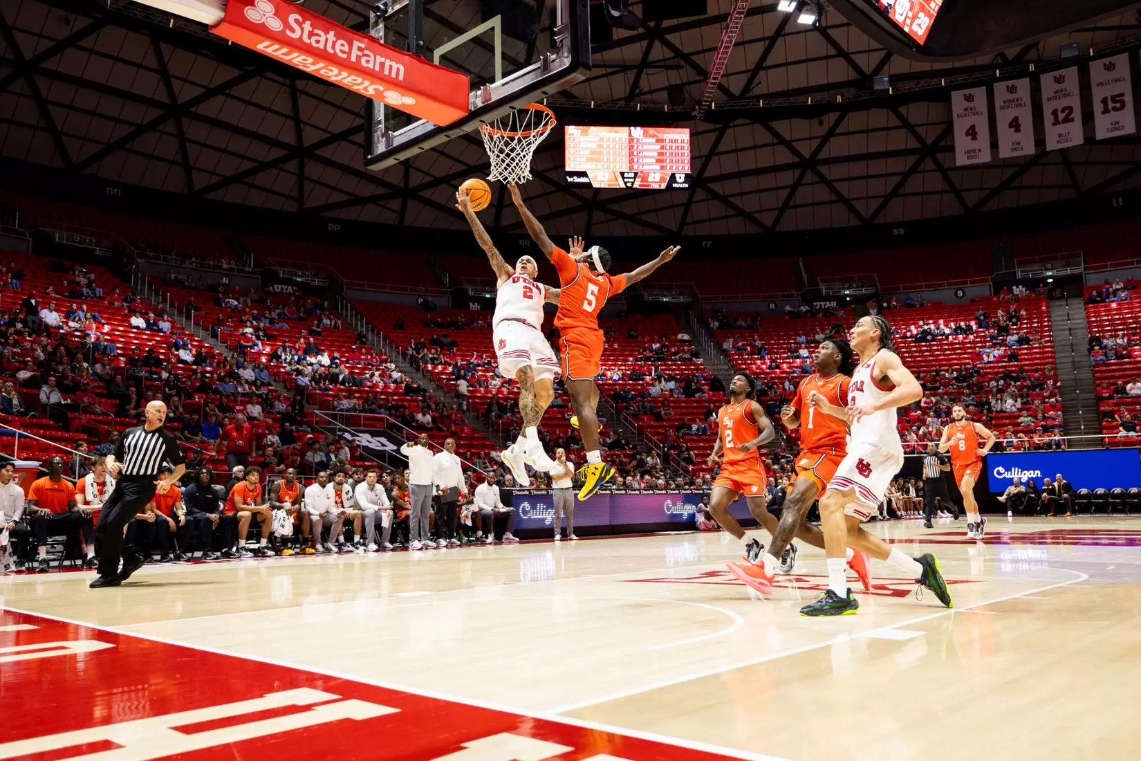 Utah men's basketball vs. Sam Houston Bearkats at the Jon M. Huntsman Center in Salt Lake City, Utah on Saturday, November 15th, 2025.