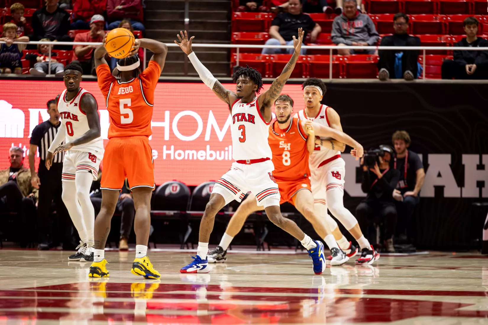 Utah men's basketball vs. Sam Houston Bearkats at the Jon M. Huntsman Center in Salt Lake City, Utah on Saturday, November 15th, 2025.