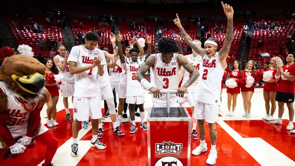 Utah men's basketball vs. Purdue Fort Wayne at the Jon M. Huntsman Center in Salt Lake City, Utah on Tuesday, November 18th, 2025.