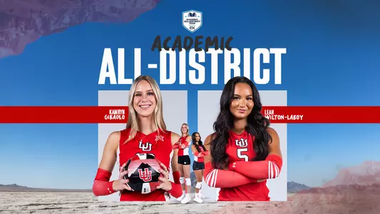 Gibby & Leah CSC Academic All-District VB