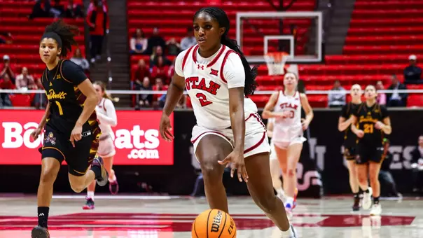 Utah Utes vs. Arizona State Sundevils at Huntsman Center in Salt Lake City, UT on Wednesday, December 31, 2025.
Liv Medivitz/Utah Athletics