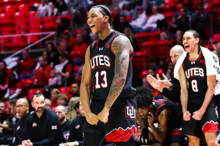 Utah men's basketball vs. Cal Baptist Lancers at the Jon M. Huntsman Center in Salt Lake City, Utah on Saturday, December 6th, 2025.