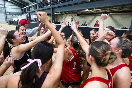 Utah Utes Beach Volleyball scrimmage at Sandbar in Salt Lake City, UT on Friday, February 14, 2025.
Anna Fuder/Utah Athletics