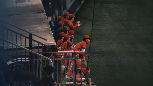 Baseball Team in Dugout - at CBU 2025
