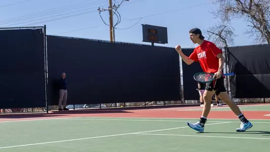 Utah Utes vs. Denver Pioneers at George S. Eccles Tennis Center in Salt Lake City, UT on Sunday, March 2, 2025.
Anna Fuder/Utah Athletics