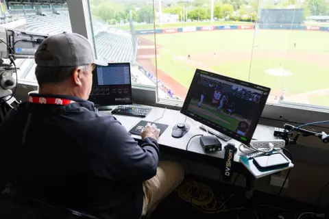 Utah Utes vs. TCU Horned Frogs at Smith’s Ballpark in Salt Lake City, UT on Saturday, May 17, 2025.
Anna Fuder/Utah Athletics