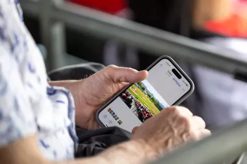 Utah Utes vs. TCU Horned Frogs at Smith’s Ballpark in Salt Lake City, UT on Saturday, May 17, 2025.
Anna Fuder/Utah Athletics