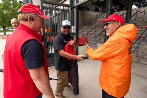 Utah Utes vs. TCU Horned Frogs at Smith’s Ballpark in Salt Lake City, UT on Saturday, May 17, 2025.
Anna Fuder/Utah Athletics