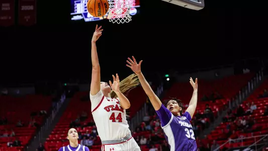 Utah Utes vs. Kansas State at Jon M. Huntsman Center in Salt Lake City, UT on Wednesday, January 8, 2025.
Anna Fuder/Utah Athletics