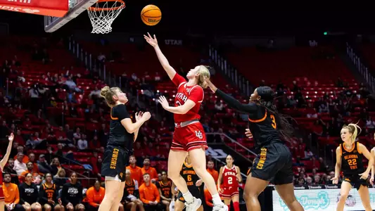 Utah Utes vs. Oklahoma State Cowgirls at Jon M. Huntsman Center in Salt Lake City, UT on Tuesday, February 18, 2025.
Anna Fuder/Utah Athletics