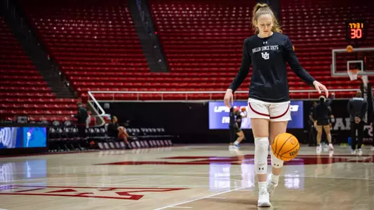 Utah Utes vs. UCF Knights at Jon M. Huntsman Center in Salt Lake City, UT on Saturday, February 8, 2025.
Anna Fuder/Utah Athletics