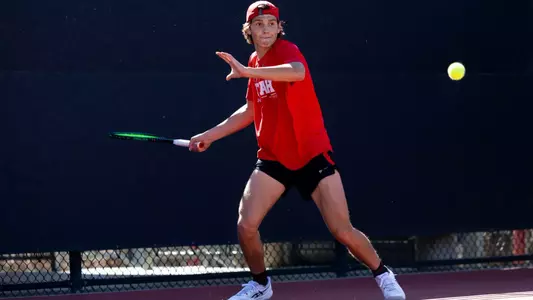 Utah Utes vs. Denver Pioneers at George S. Eccles Tennis Center in Salt Lake City, UT on Sunday, March 2, 2025.
Anna Fuder/Utah Athletics