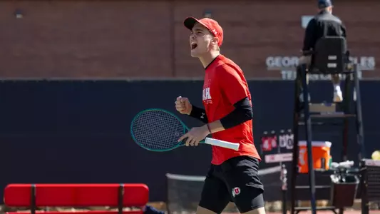 Utah Utes vs. Denver Pioneers at George S. Eccles Tennis Center in Salt Lake City, UT on Sunday, March 2, 2025.
Anna Fuder/Utah Athletics