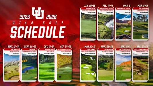 2025-26 Golf Schedule