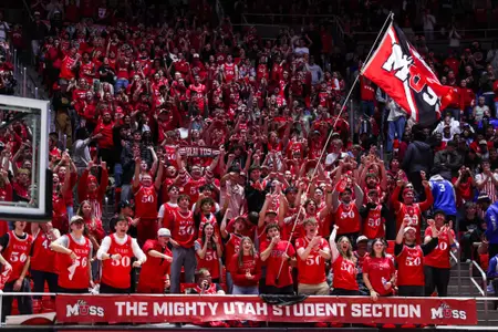 Utah men's basketball vs. #9 BYU Cougars at the Jon M. Huntsman Center in Salt Lake City, Utah on Saturday, January 10, 2026.