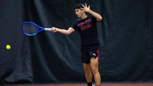Utah Utes men’s tennis practice at Eccles Tennis Center in Salt Lake City, UT on 1/5/26.
Anna Fuder/Utah Athletics