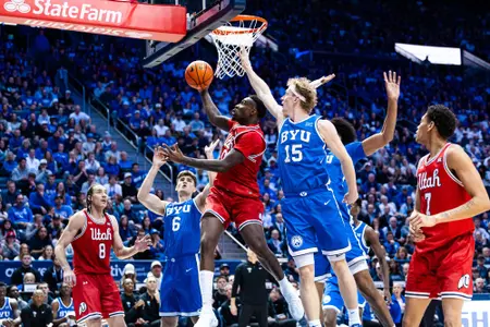 Utah men's basketball vs. #13/13 BYU at the Marriott Center in Provo, Utah on Saturday, January 24th, 2026.