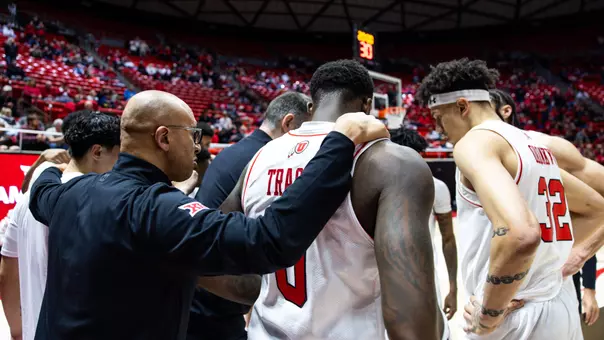 Utah men's basketball vs. #3/3 Houston at the Jon M. Huntsman Center in Salt Lake City, Utah on Tuesday, February 10, 2026.