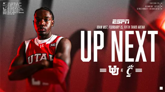2025-26 MBB: at Cincinnati Up Next GFX