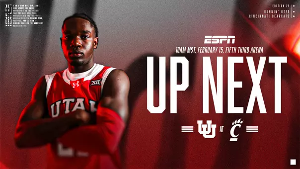 2025-26 MBB: at Cincinnati Up Next GFX