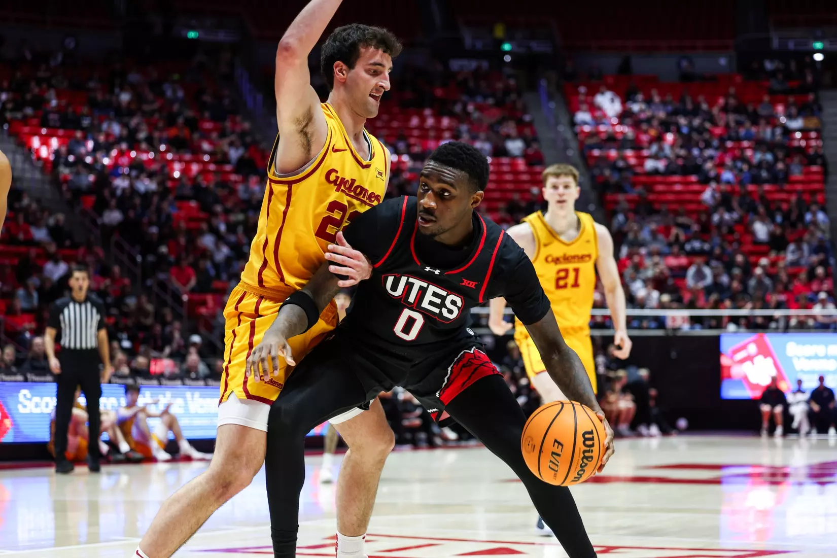 Utah men's basketball vs. #4/5 Iowa State at the Jon M. Huntsman Center in Salt Lake City, Utah on Tuesday, February 24th, 2026.
