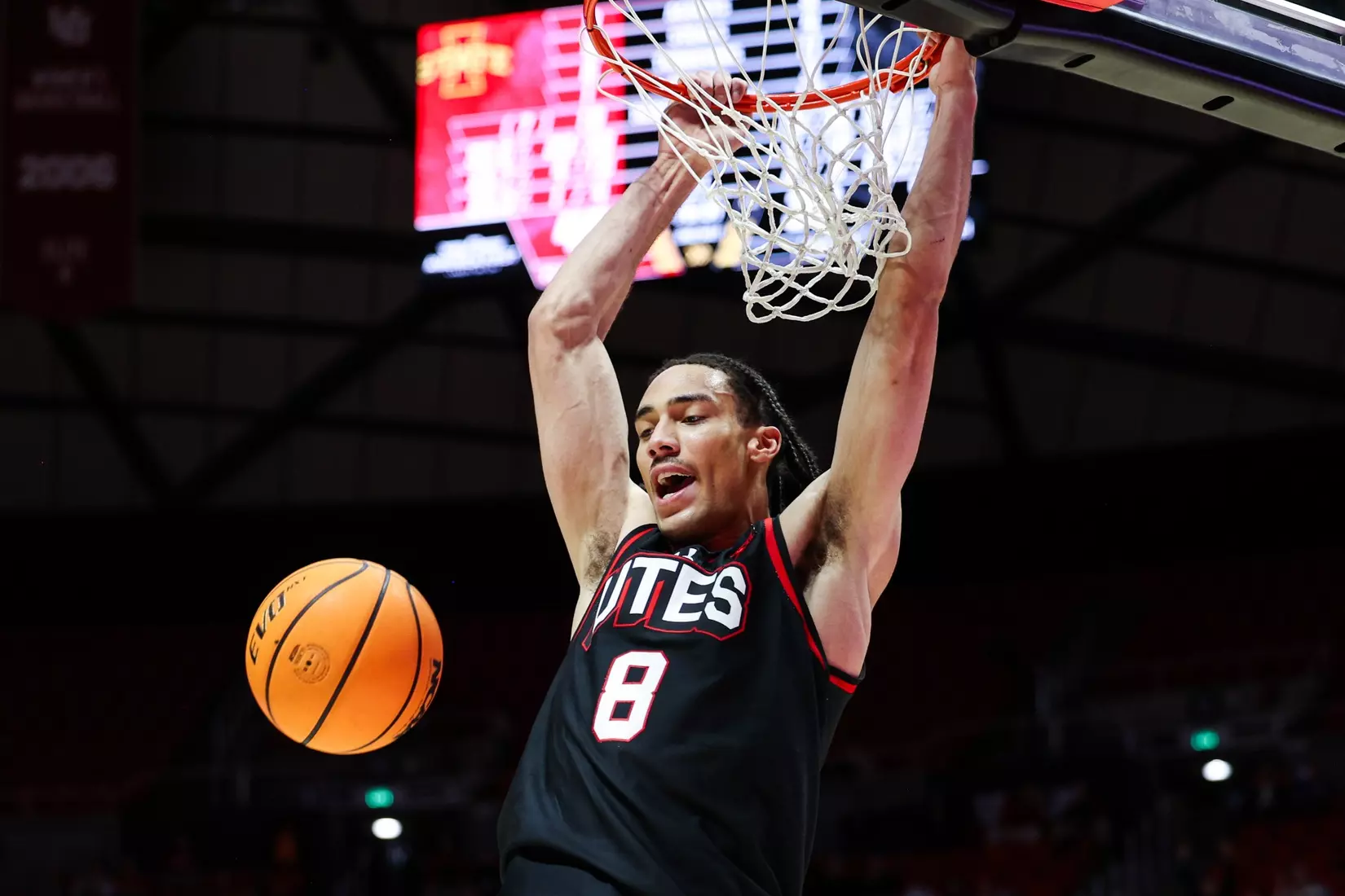 Utah men's basketball vs. #4/5 Iowa State at the Jon M. Huntsman Center in Salt Lake City, Utah on Tuesday, February 24th, 2026.