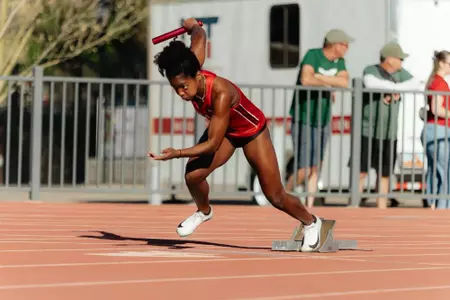 2026 OTF: Haley Duvall at Utah Tech Invite 4x100m Relay