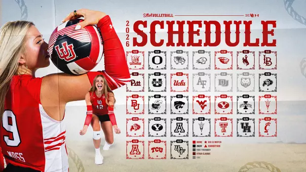 Utah Volleyball Full Schedule
