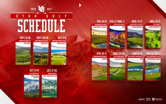 Utah Golf 2026-27 Schedule
