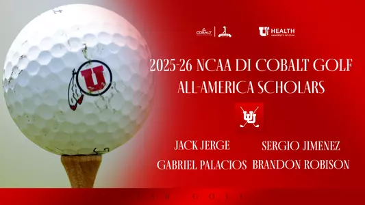 Utah Golf 2025-26 Cobalt AA Scholars