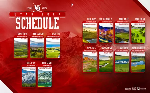 Utah Golf 2026-27 Schedule