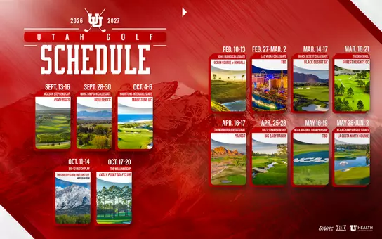 Utah Golf 2026-27 Schedule