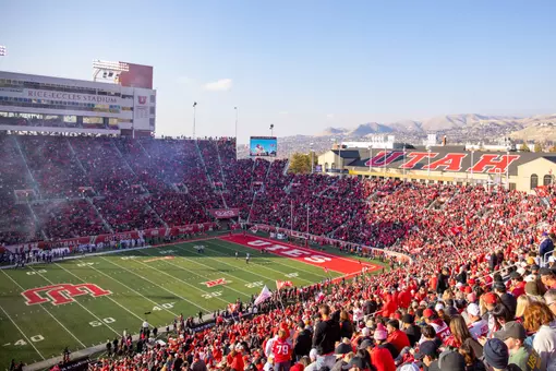 Utah Utes football vs. Kansas State Wildcats at Rice Eccles Stadium in Salt Lake City, UT, on Saturday, November 22, 2025.
Margaret Mower/Utah Athletics